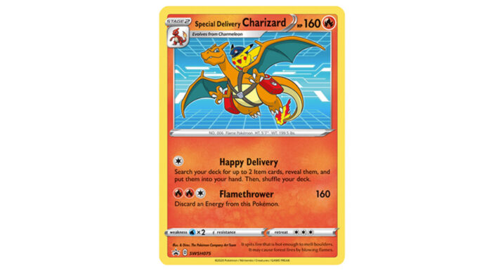 The Pokémon Center has an eye-catching exclusive Charizard promo card