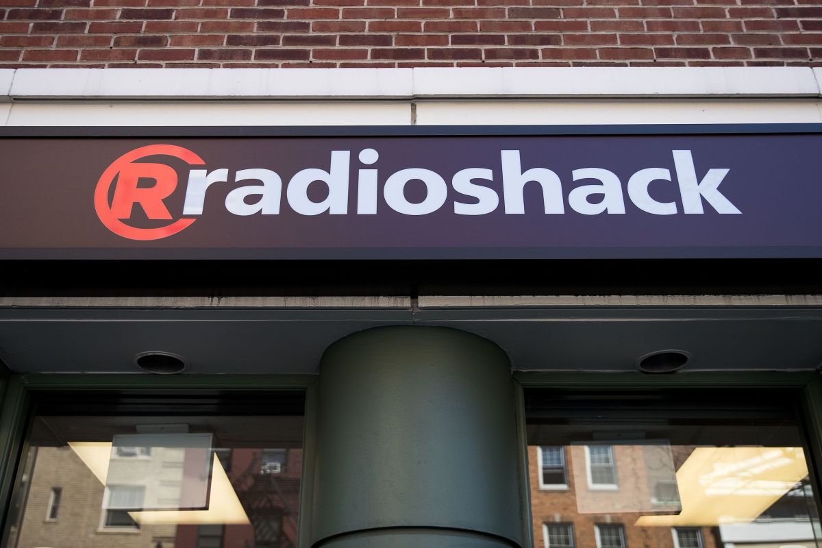 Desecrated corpse of failed electronics retailer Radioshack brought back from the dead as a shambling crypto-meme zombie
