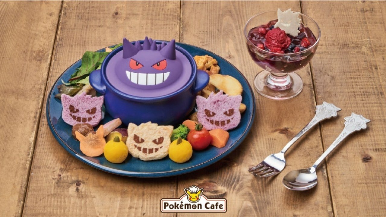 Random: Pokémon Cafe Kicks Off Spooky Season With Gengar-Themed Items