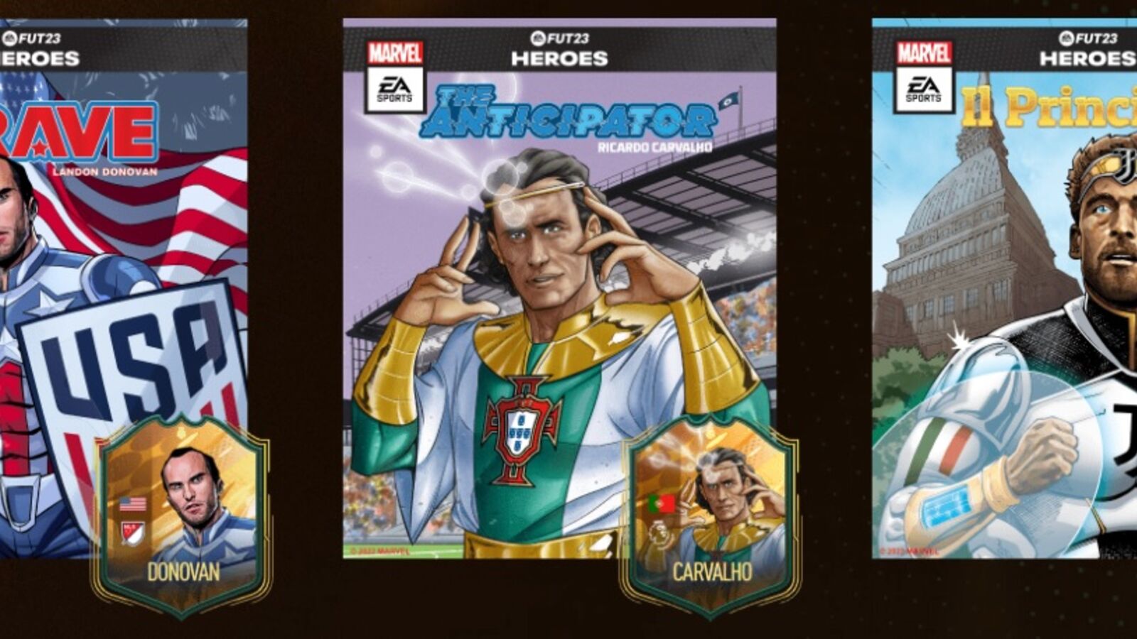 FIFA 23 transforms footballers into Marvel superheroes for Ultimate Team