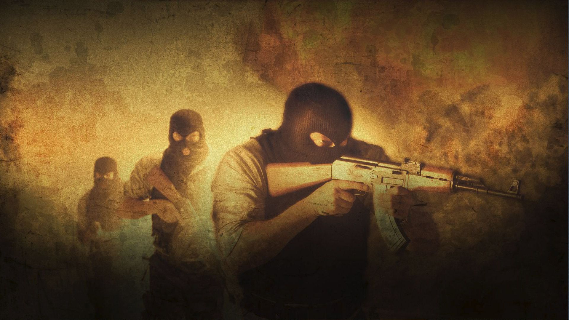 A promotional image of two terrorists in the game CS:GO