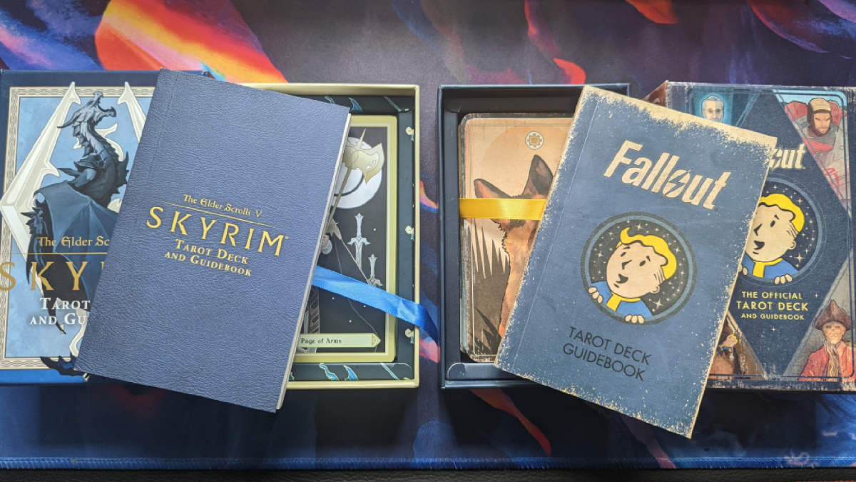 Fallout and Skyrim Tarot cards