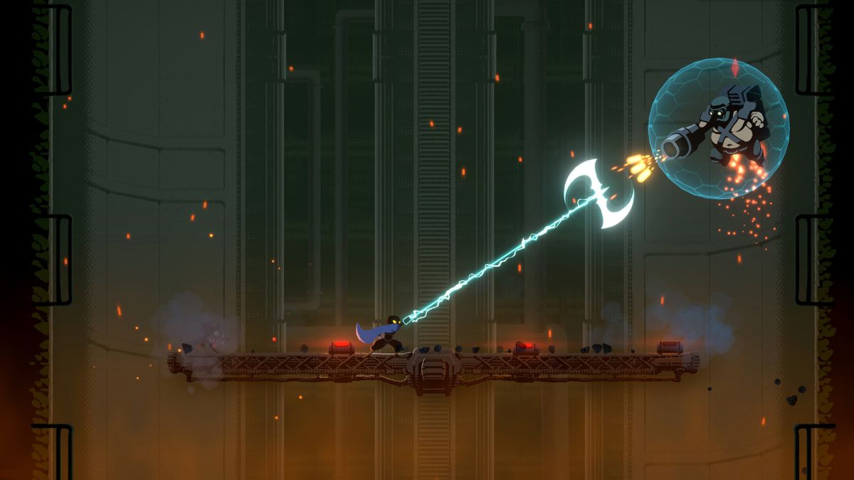 Battle across a hand-drawn cyber wasteland in this stylish puzzle platformer