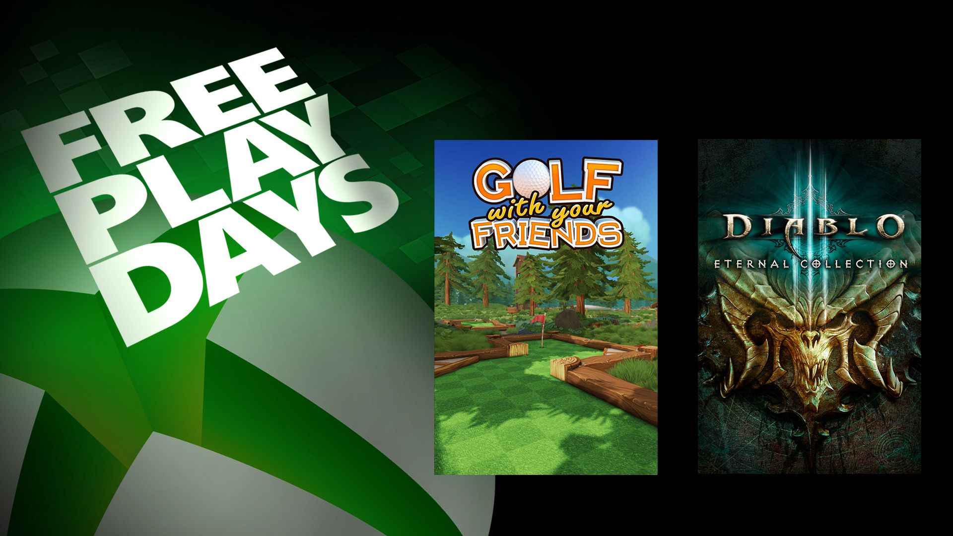 Free Play Days – Golf With Your Friends and Diablo III: Eternal Collection