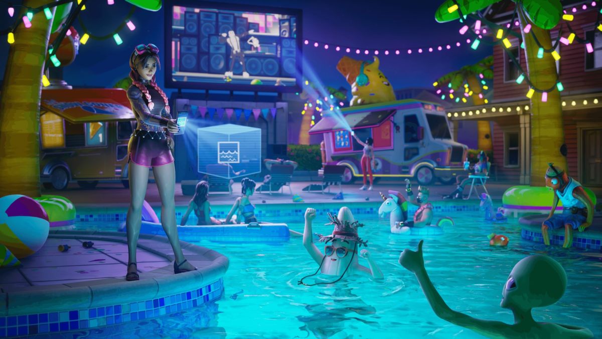 Fortnite chapter 3 season 4 - pool party in Fortnite