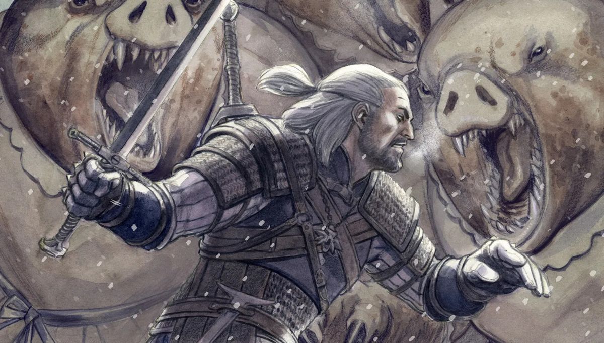 The Witcher: The Ballad of Two Wolves cover detail