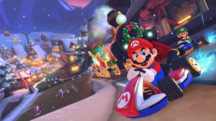 Mario Kart 8 Deluxe's Third Wave Of DLC Adds Merry Mountain And Peach Gardens This Holiday Season