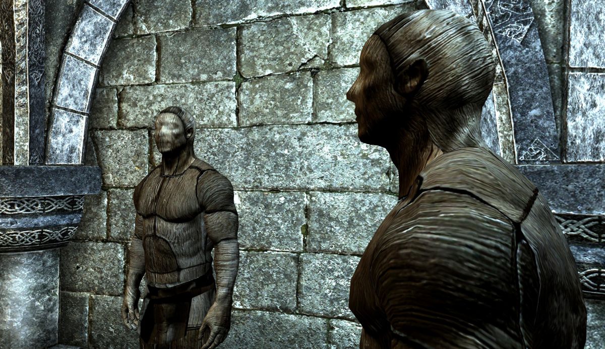 Skyrim wooden mannequins