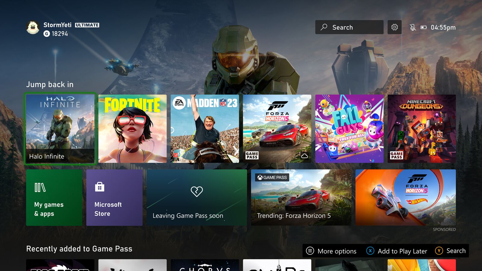 Microsoft testing new Xbox homepage "experiments" for launch in 2023