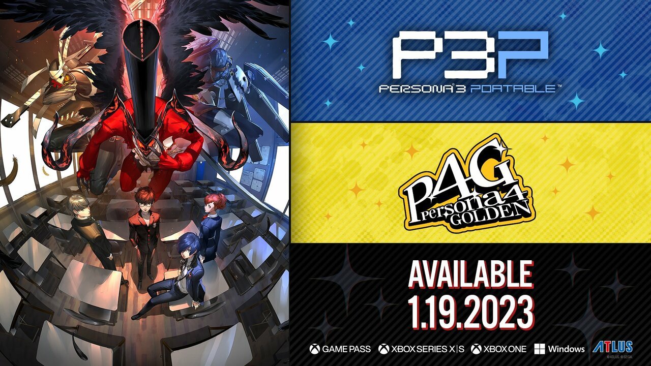 Persona 3 Portable & Persona 4 Golden Arrive On Nintendo Switch January 2023