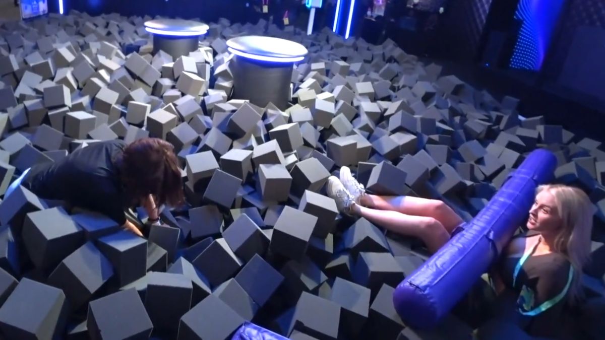 A streamer broke her back in two places after jumping in a foam pit at TwitchCon