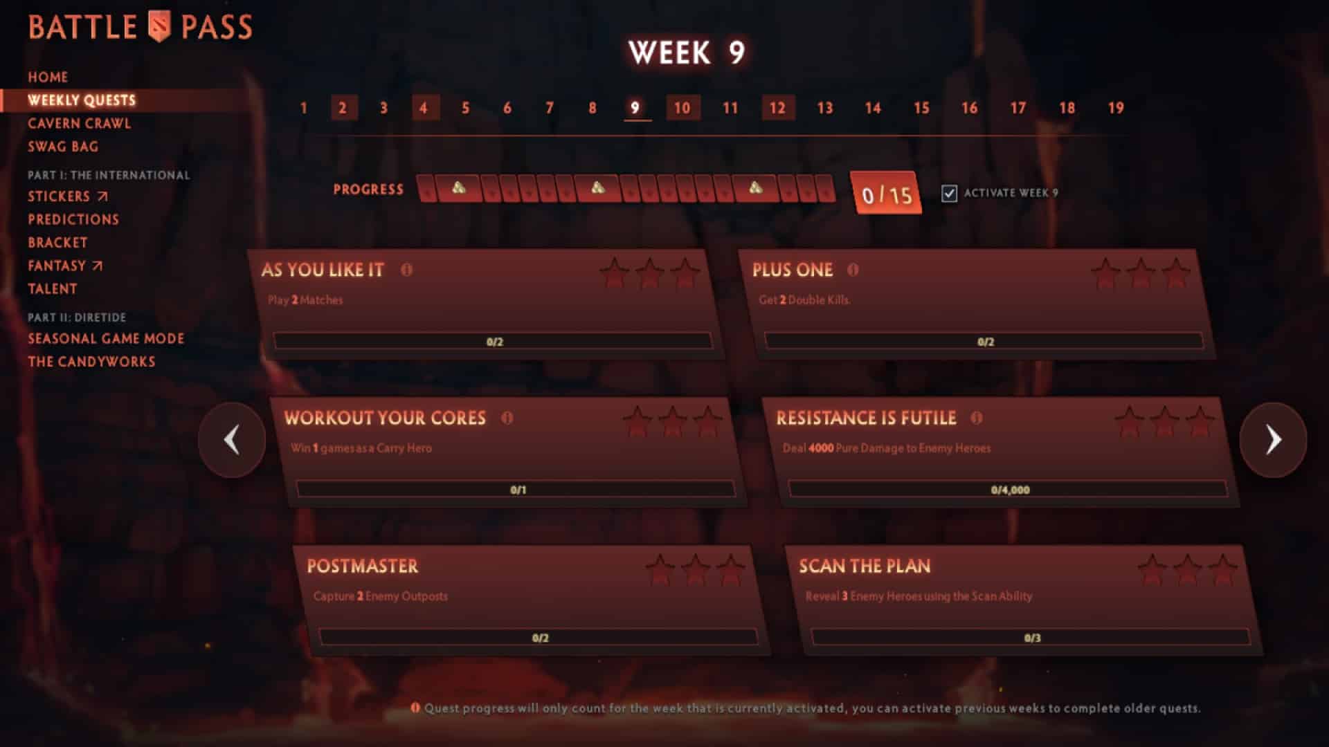 Dota 2 - Battle Pass 2022 - Guide to Completing Weekly Quests for Week 9 - ft