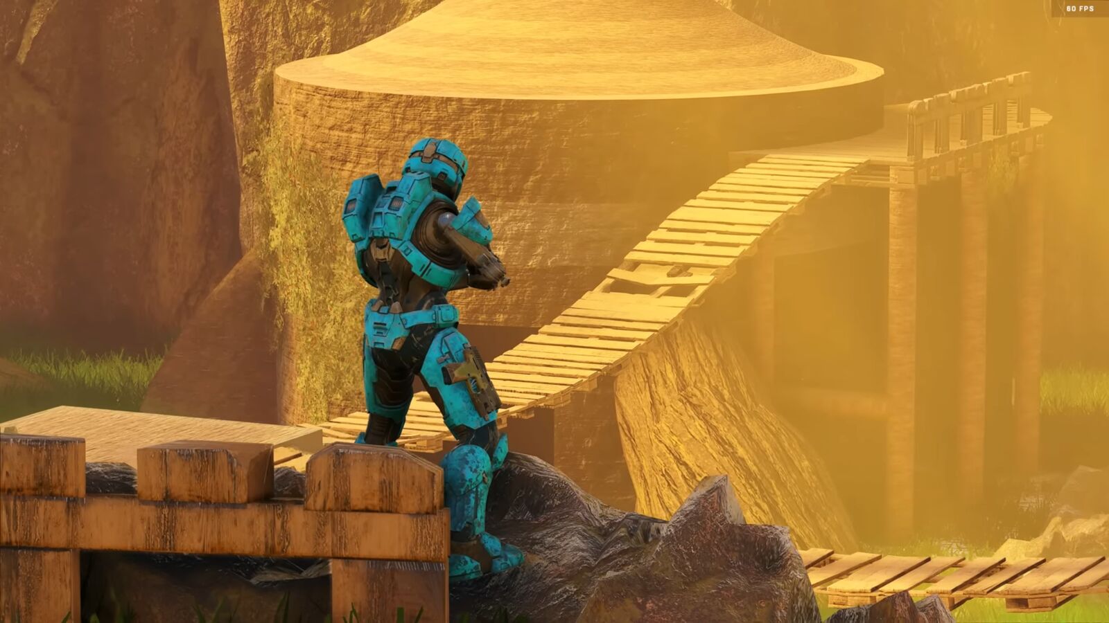 Zelda's Kokiri Forest recreated in Halo Infinite's Forge mode