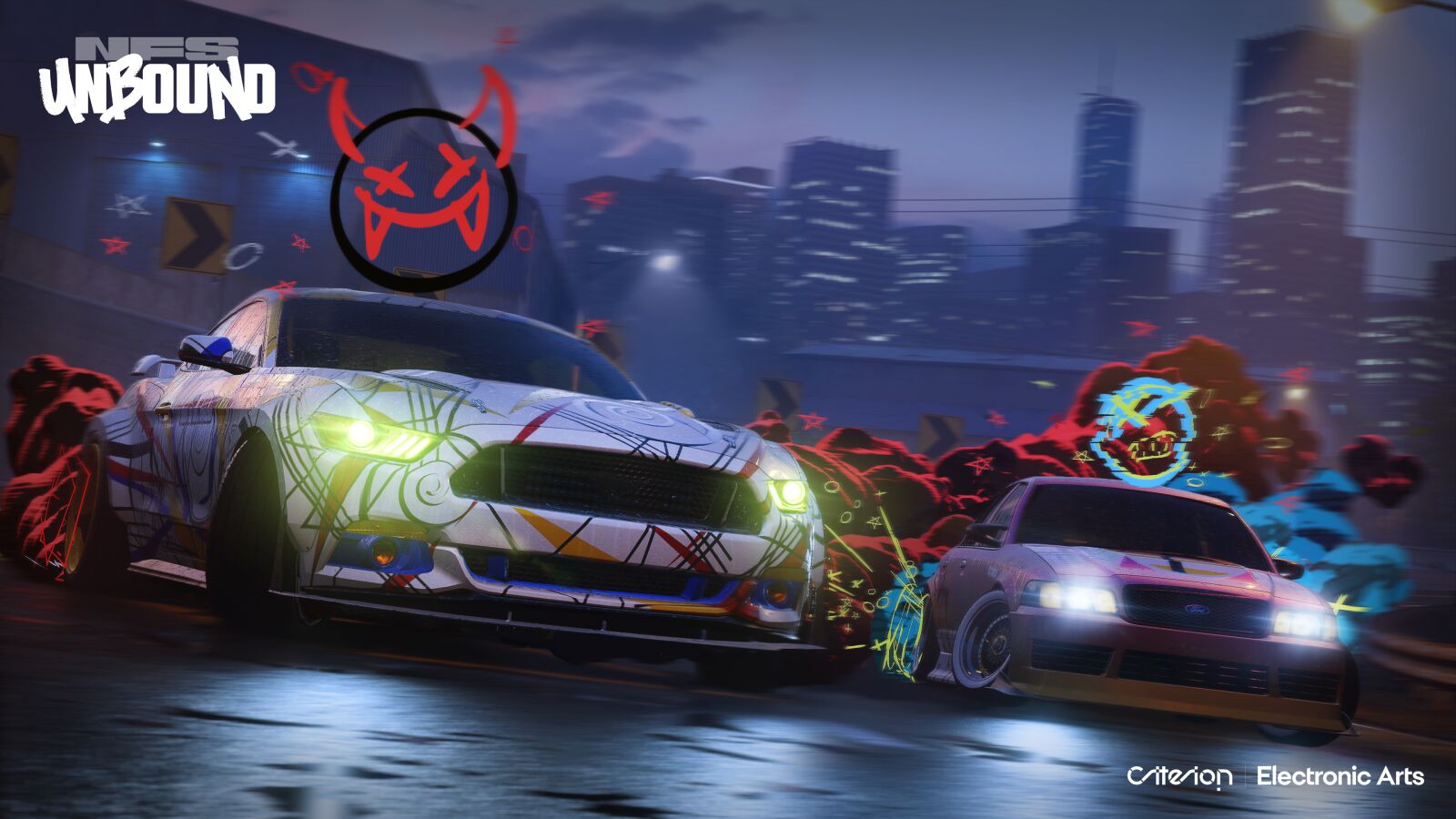 Need for Speed Unbound's graffiti effects can be customised