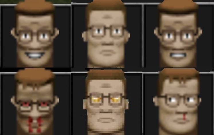 Sprite sheet of Hank Hill