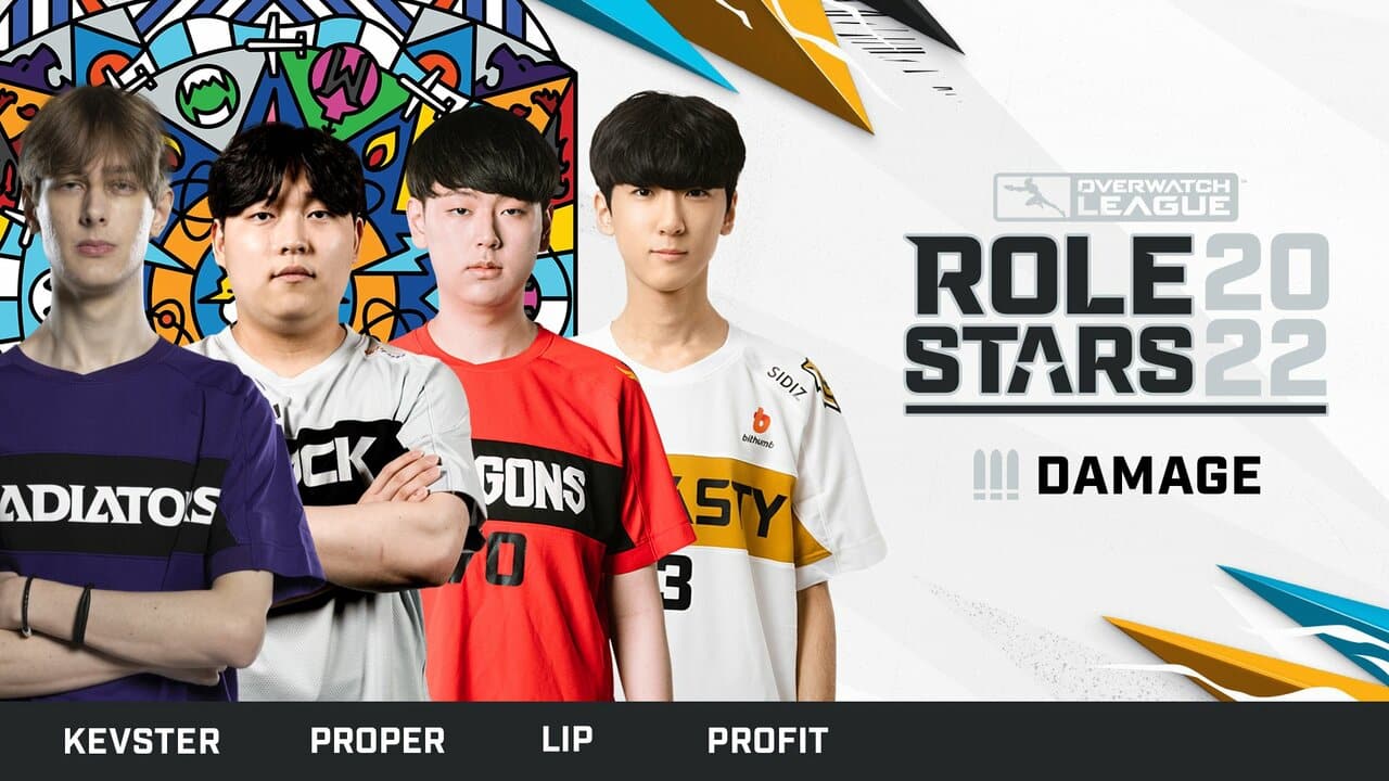 Overwatch League 2022 DPS Role Stars