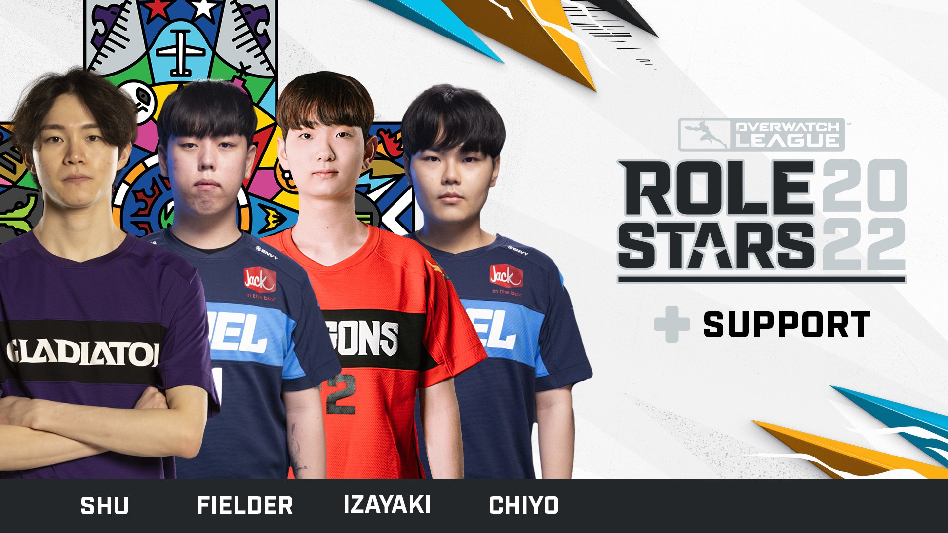 OWL: 2022 Support Role Stars