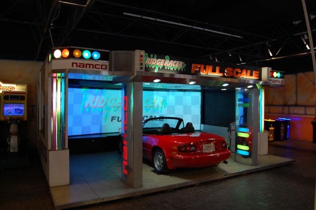 The spectacular 3-screen Ridge Racer arcade sim left to rot, and the fans who saved a '90s treasure