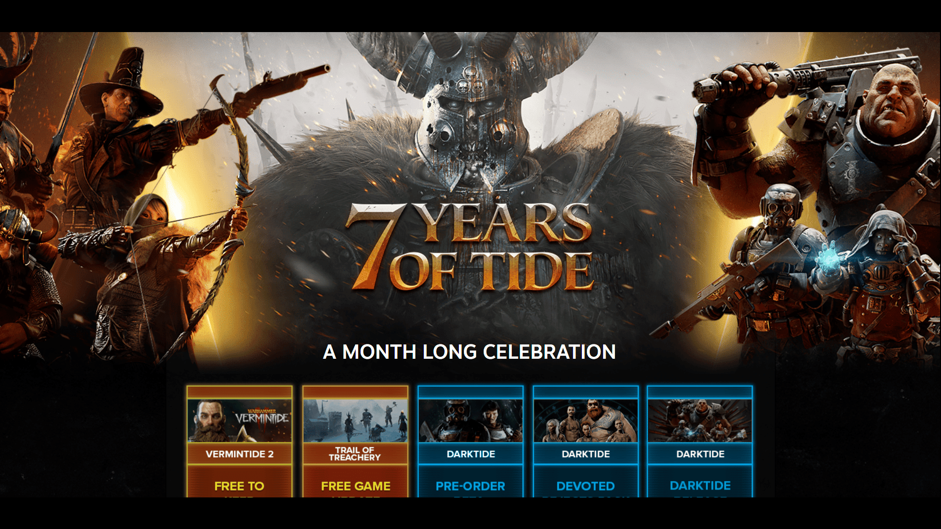 Fatshark has an exciting month planned in celebration of 7 years of Vermintide.