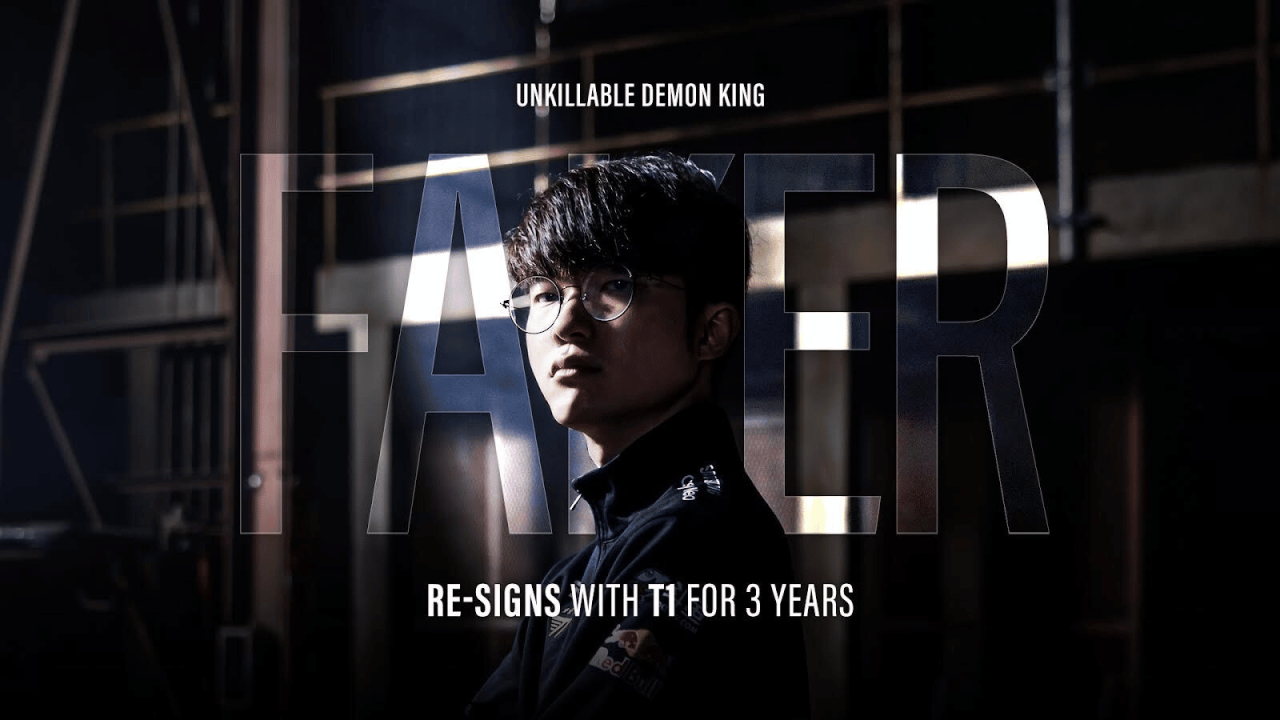 Faker re-signs with T1 for three more years