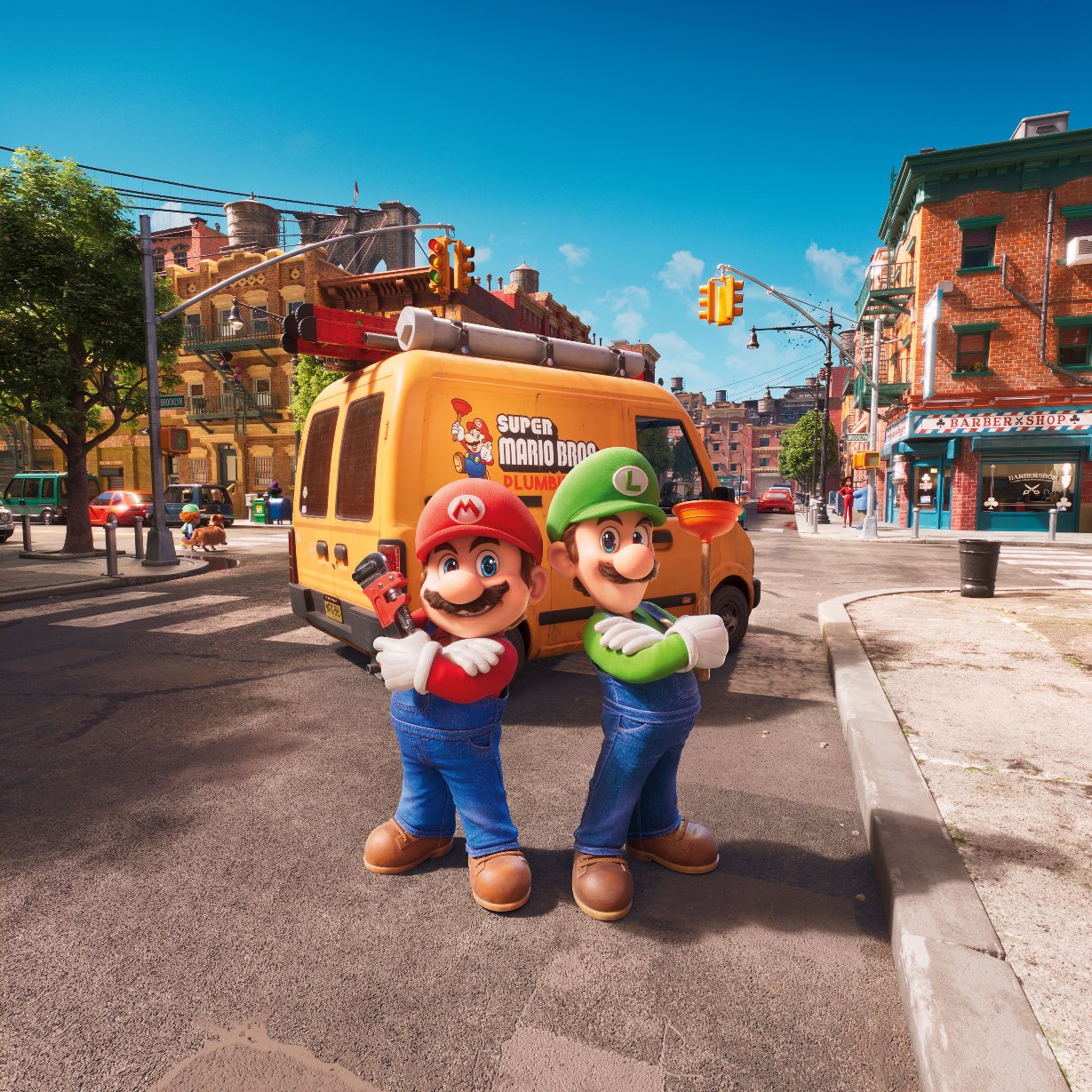 Posters for Super Mario Bros Movie leak online showing various characters