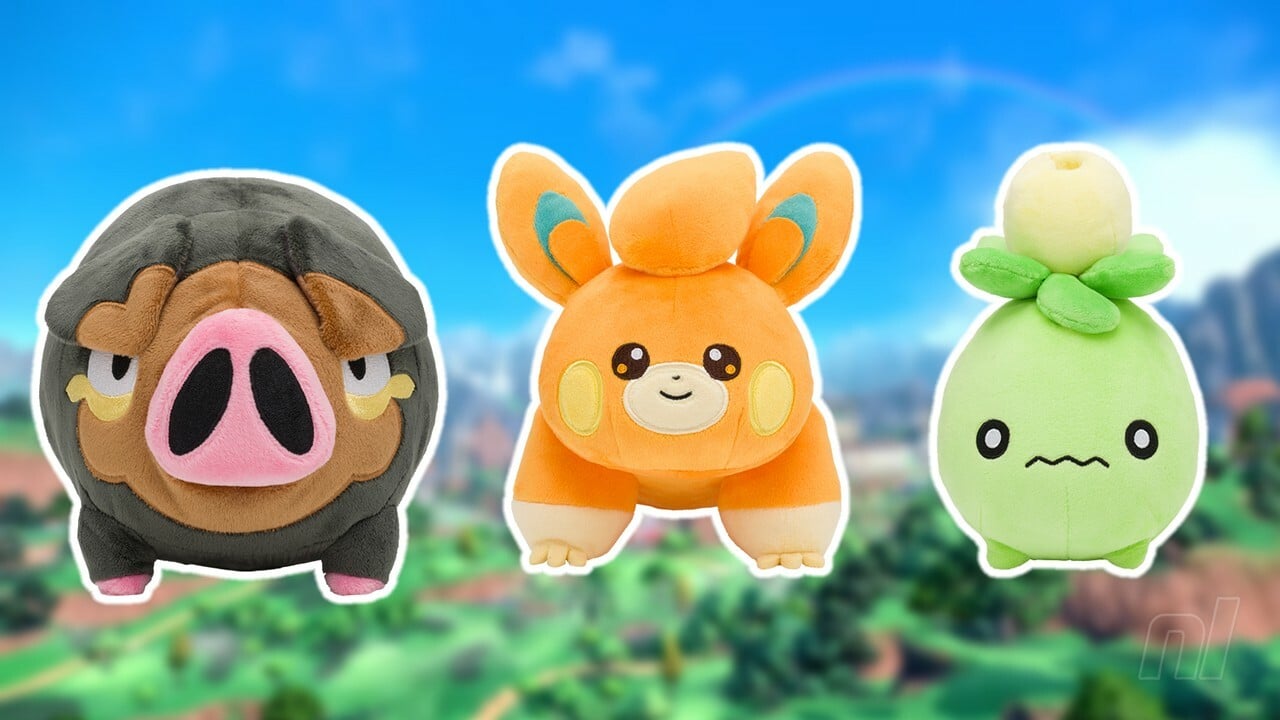 Pokémon Scarlet And Violet's Lechonk, Pawmi And Smoliv Plushies Are Coming To Japan