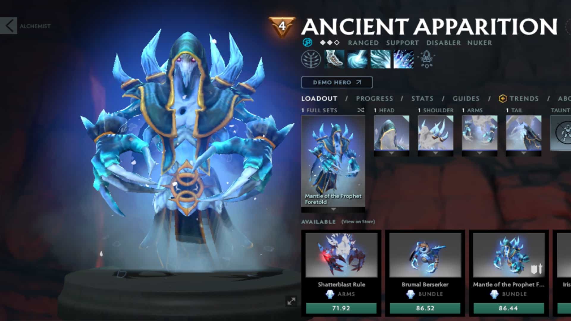 Dota 2 - Ancient Apparition starts a Diretide match in style