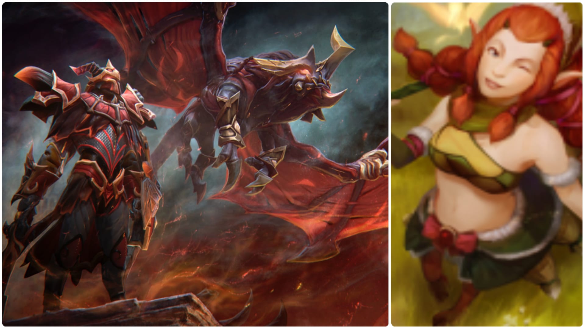 Dota 2 - Dragon Knight and Enchantress storm into battle