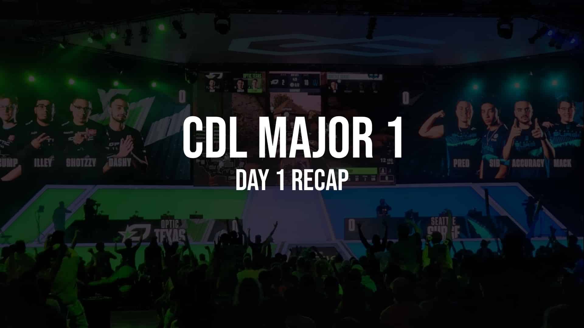 CDL Major 1 – Day 1 Recap