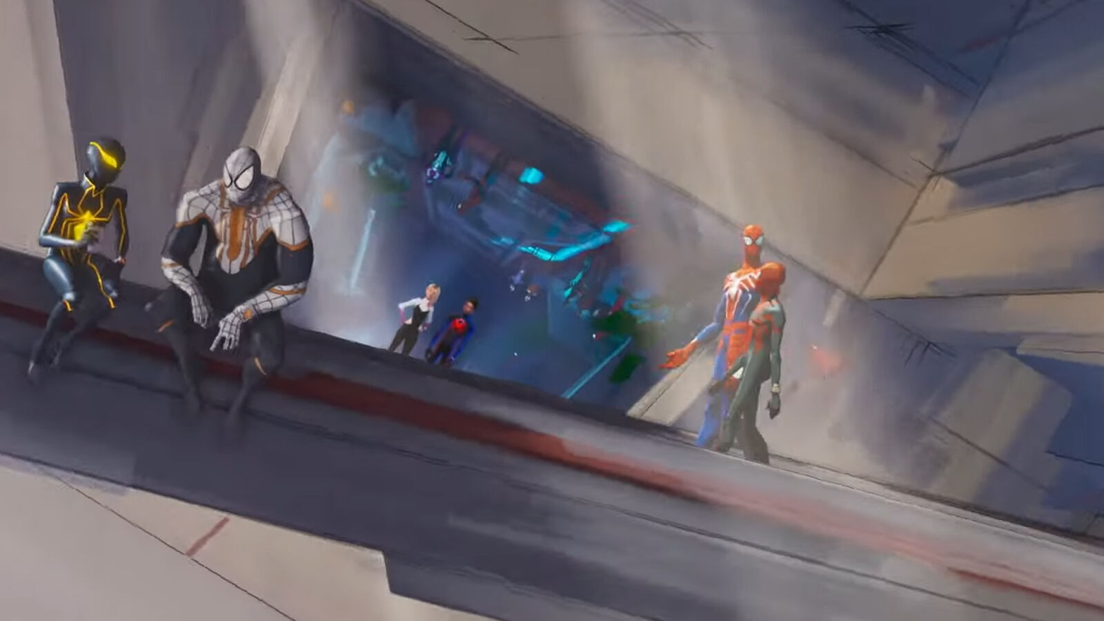 Insomniac's Spider-Man spotted in Spider-Verse trailer