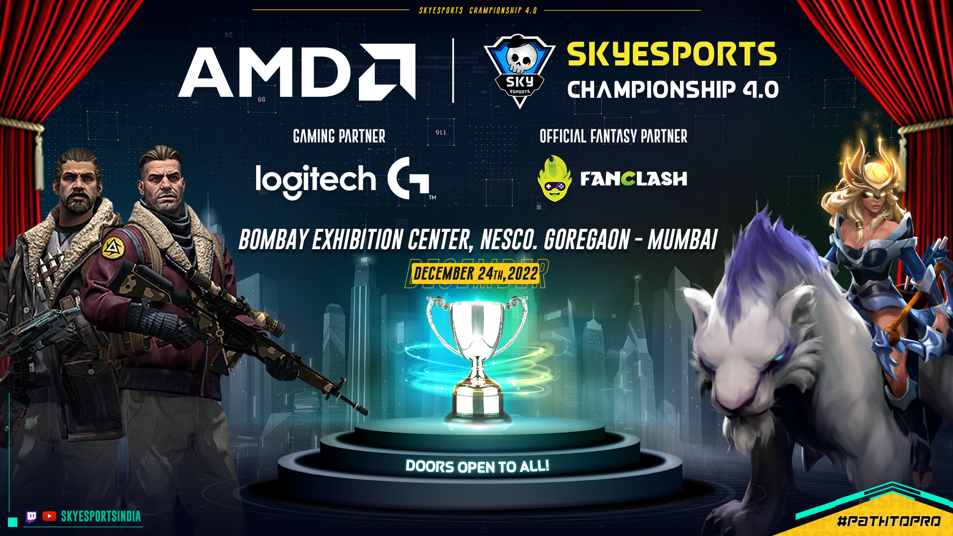 AMD Skyesports Championship 4.0 To Be Held At Bombay Exhibition Center