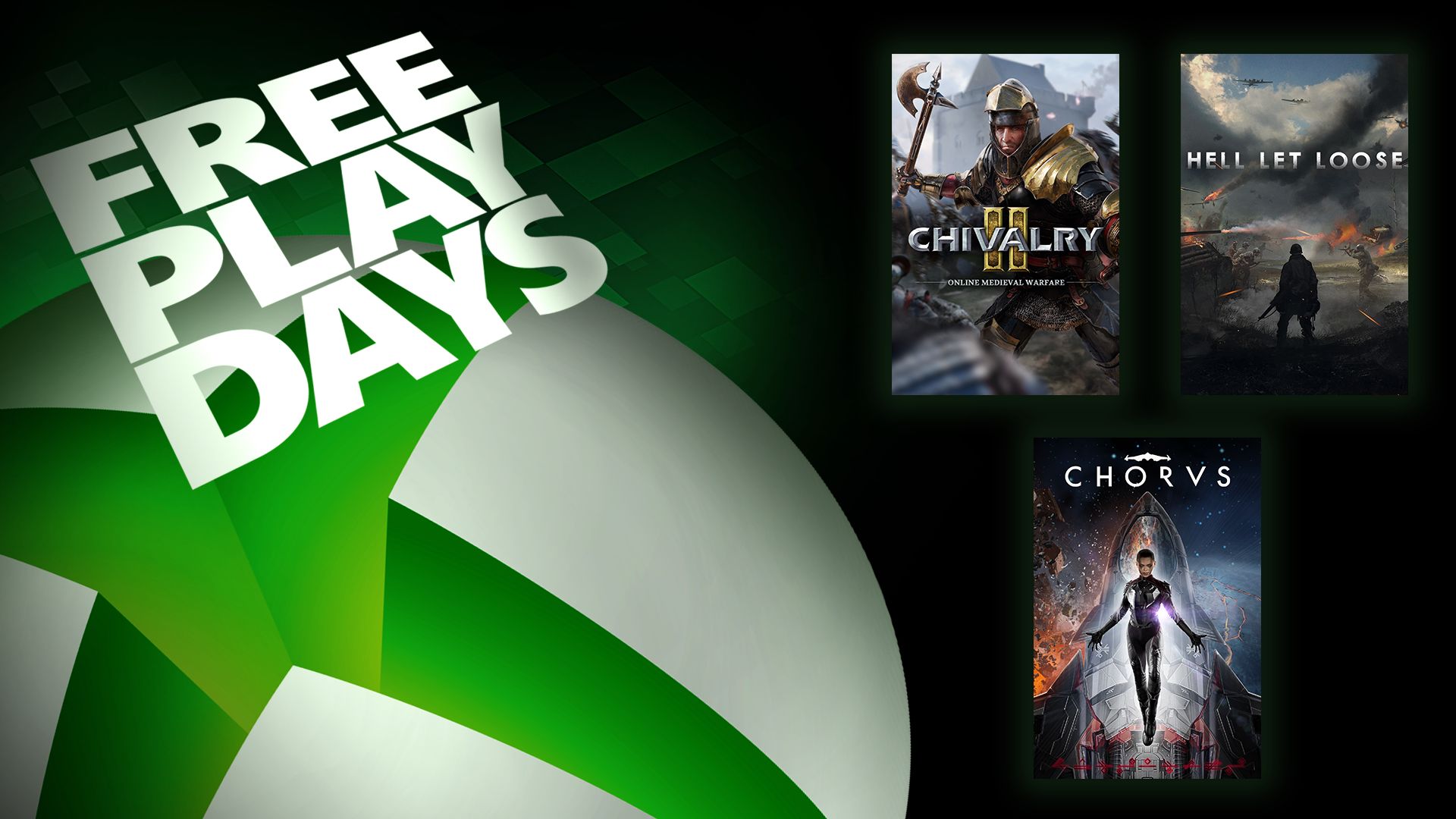 Free Play Days – Chivalry 2, Chorus, and Hell Let Loose