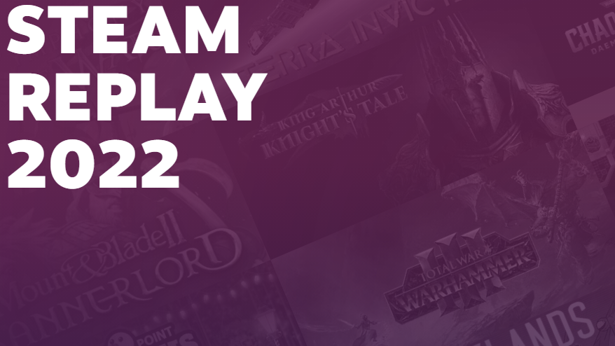 Steam Replay 2022 banner