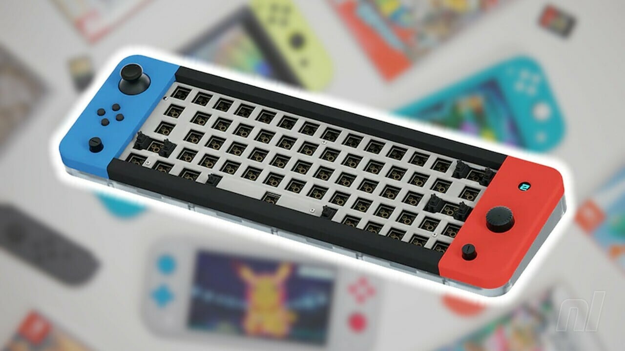 Random: A Keyboard That Looks Like A Switch? Megalodon Has You Covered