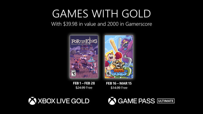 New Games with Gold for February 2023