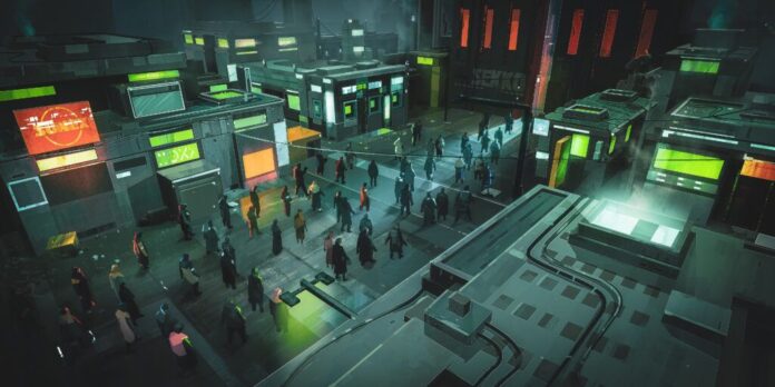The neon cities of Industries of Titan rise from the depths to full release this month