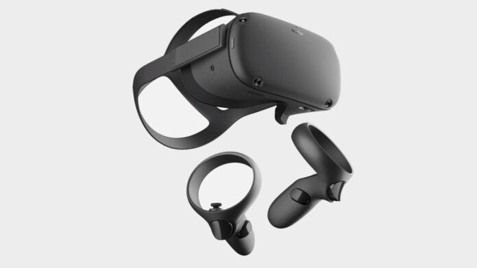 Oculus Quest VR headset.