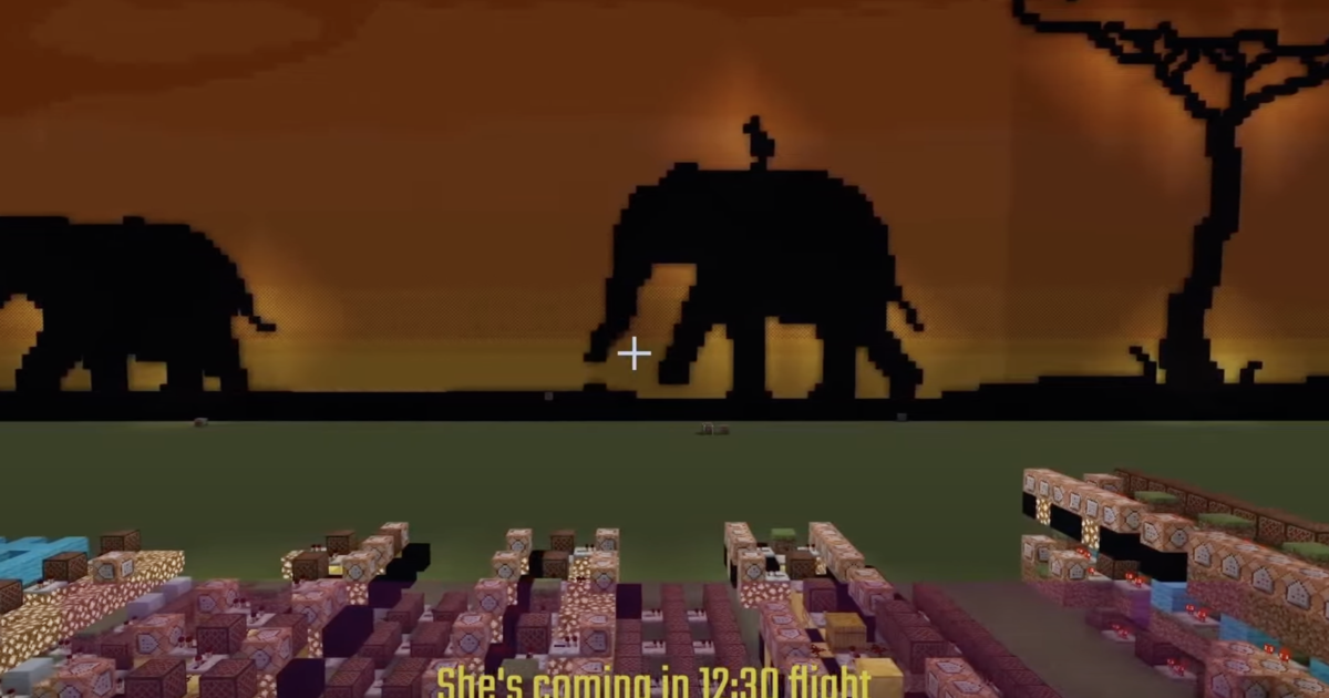 Here’s Toto’s Africa fully recreated in Minecraft with note and command blocks