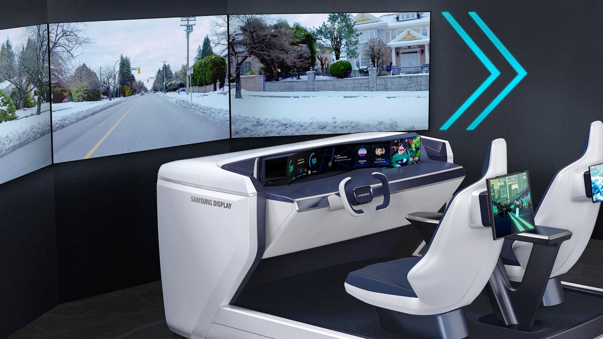 Samsung's self-driving display should be an actual sim rig