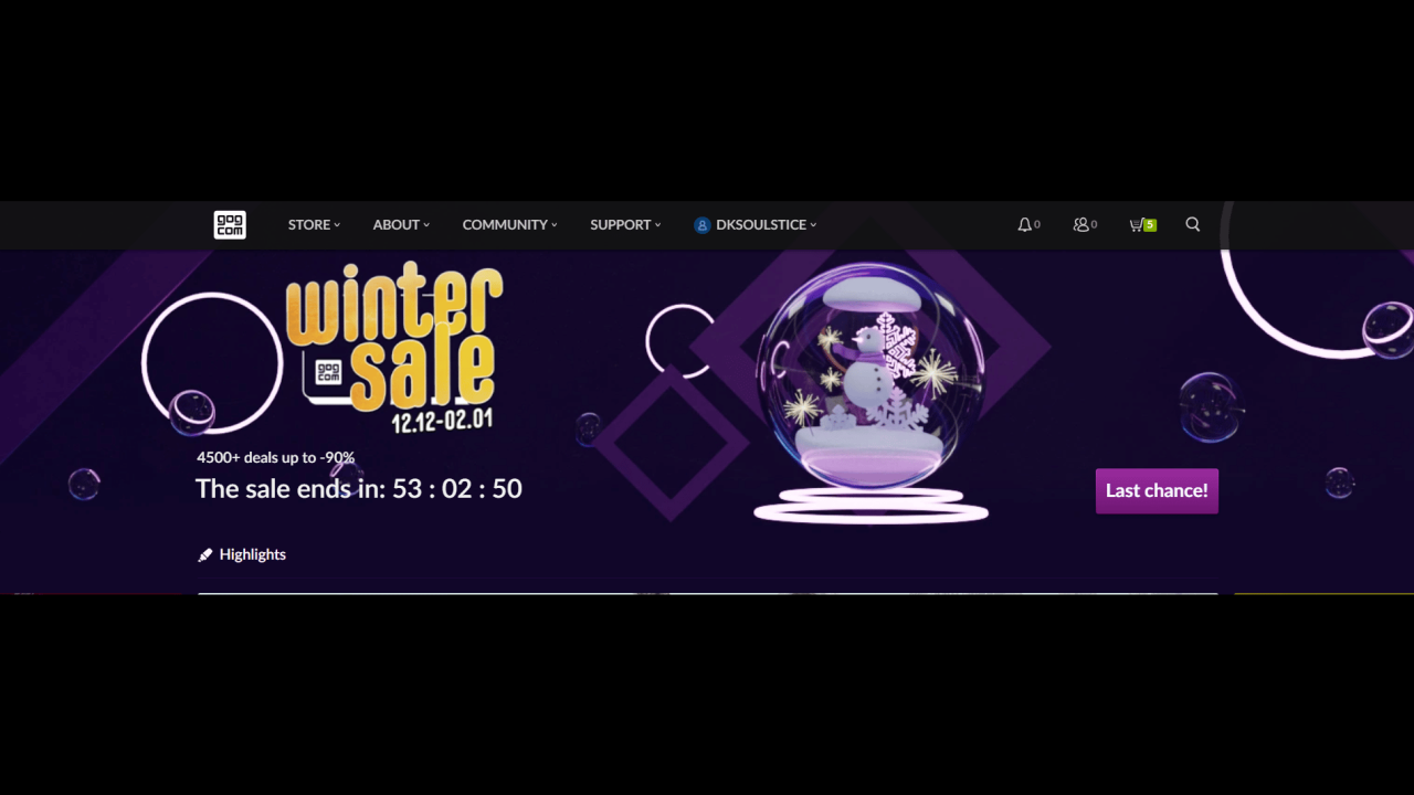 Check out my recommendations for the GOG Winter Sale!