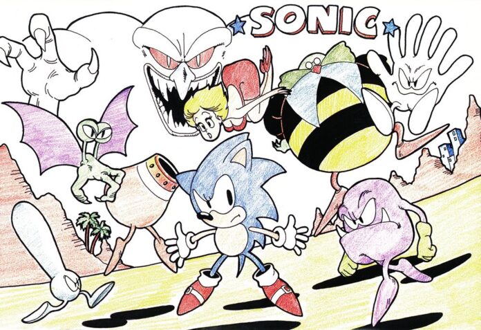 Sonic designer shares new batch of early Sonic-themed concept art