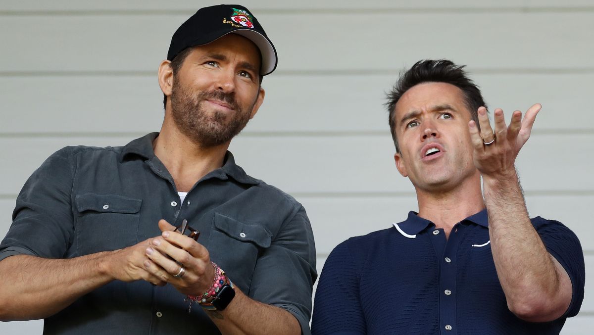 Ryan Reynolds and Rob McElhenney at Wrexham