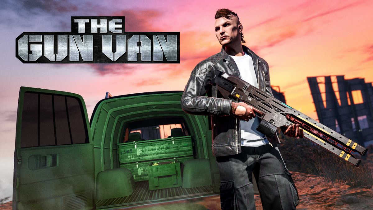 GTA Online has a Gun Van now, and the Gun Van is selling a railgun