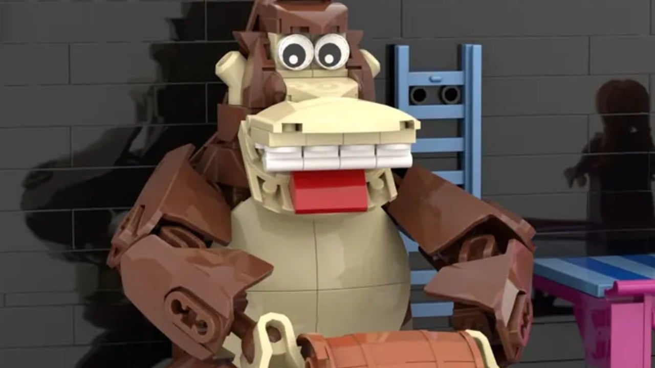 This Donkey Kong ‘LEGO Ideas’ Project Is Halfway To An Expert Review