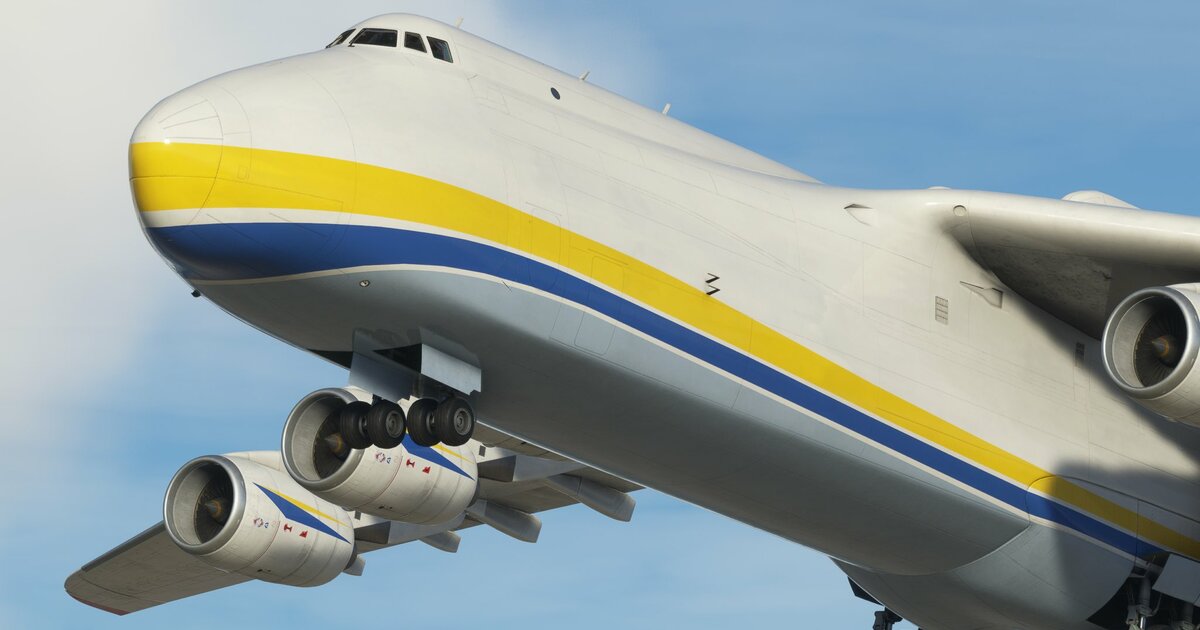 Destroyed Ukraine mega-plane headed to Microsoft Flight Simulator