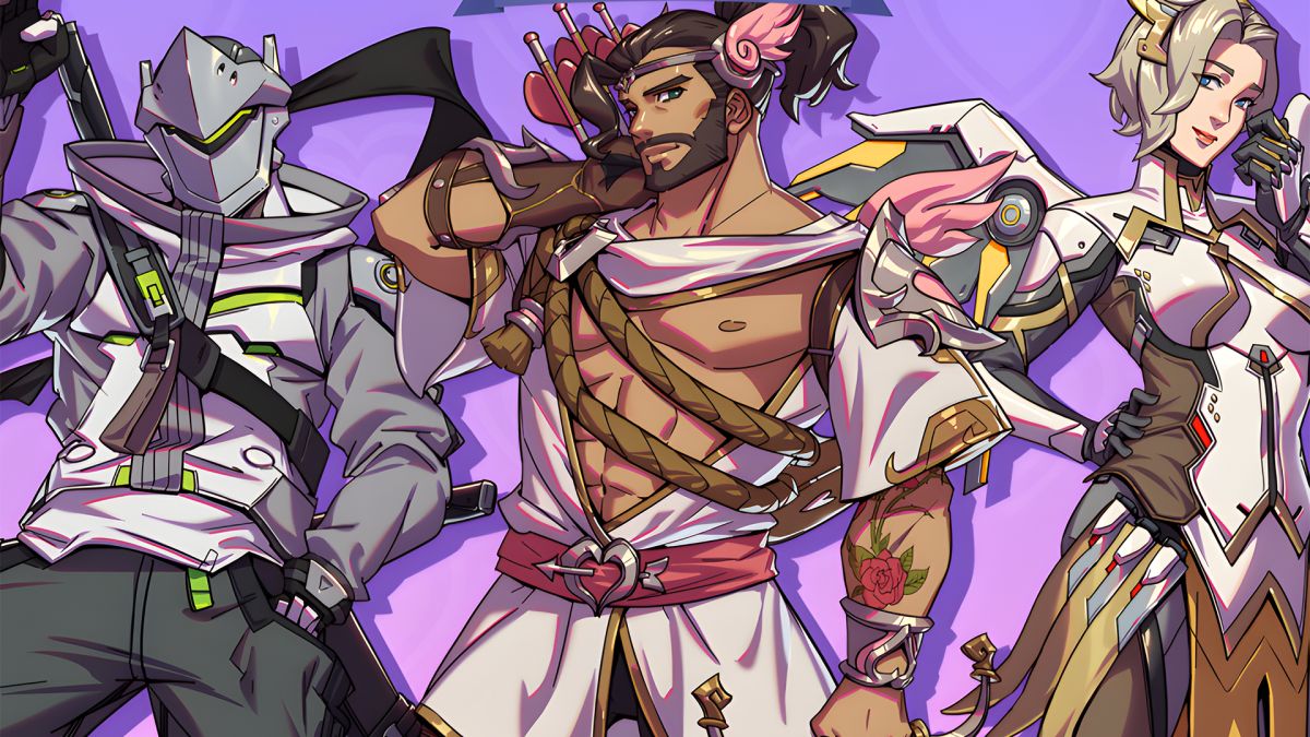 Overwatch dating sim - Genji, Cupid Hanzo, and Mercy