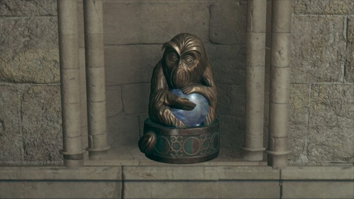 Hogwarts Legacy locked doors - Demiguise Moon statue