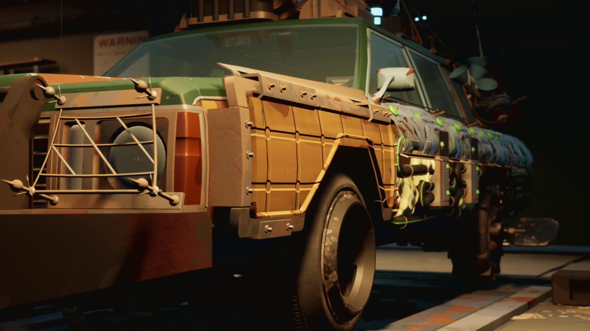 The star of this 'driving survival game' is your quirky, customizable car