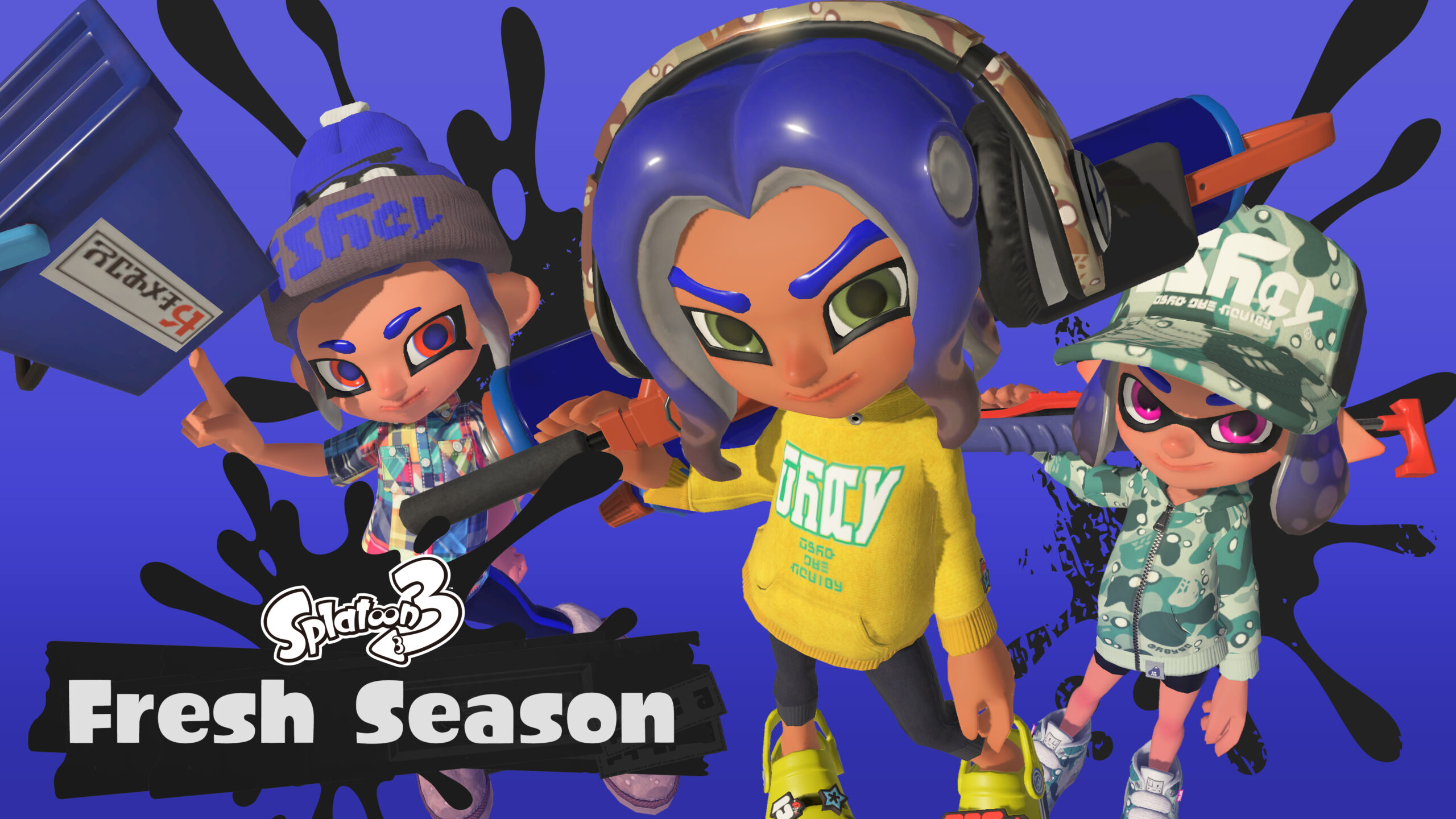 Next season in Splatoon 3 the Fresh Season kicks off in March