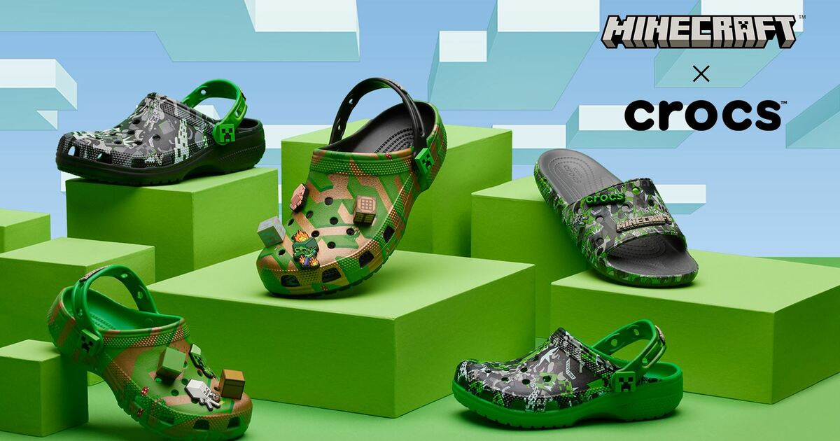 You can soon buy those Minecraft-inspired Crocs you've always dreamed about